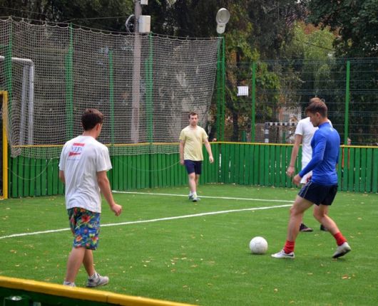 Primul meci jucat de mediciniști pe stadionul recent renovat